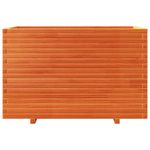 Casa si Gradina - Gradinarit si plante - Plante si ghivece - Ghivece si suporturi - Jardiniera de gradina, maro ceruit, 110x60x72cm, lemn masiv pin - Infinity.ro