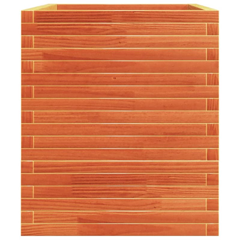 Casa si Gradina - Gradinarit si plante - Plante si ghivece - Ghivece si suporturi - Jardiniera de gradina, maro ceruit, 110x60x72cm, lemn masiv pin - Infinity.ro