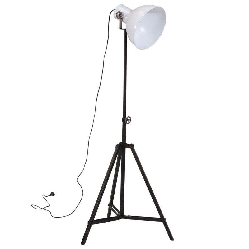 Casa si Gradina - Corpuri si surse de iluminat - Veioze si lampi - Lampi de veghe - Lampa de podea, alb, 61x61x90/150, 25 W, E27 - Infinity.ro