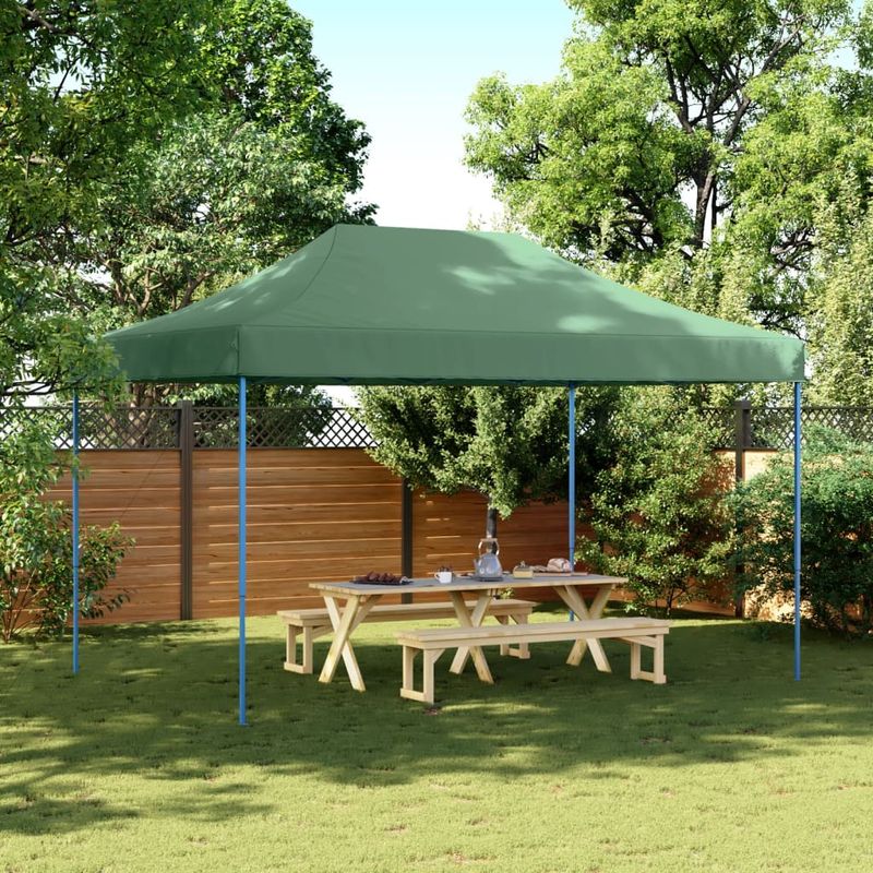 Casa si Gradina - Gradina si terasa - Umbrele si pavilioane - Pavilioane - Cort de petrecere pliabil Pop-Up, verde, 440x292x315 cm - Infinity.ro