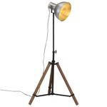 Casa si Gradina - Corpuri si surse de iluminat - Veioze si lampi - Lampadare - Lampa de podea 25 W, argintiu vintage, 75x75x90-150 cm, E27 - Infinity.ro