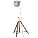 Casa si Gradina - Corpuri si surse de iluminat - Veioze si lampi - Lampadare - Lampa de podea 25 W, argintiu vintage, 75x75x90-150 cm, E27 - Infinity.ro