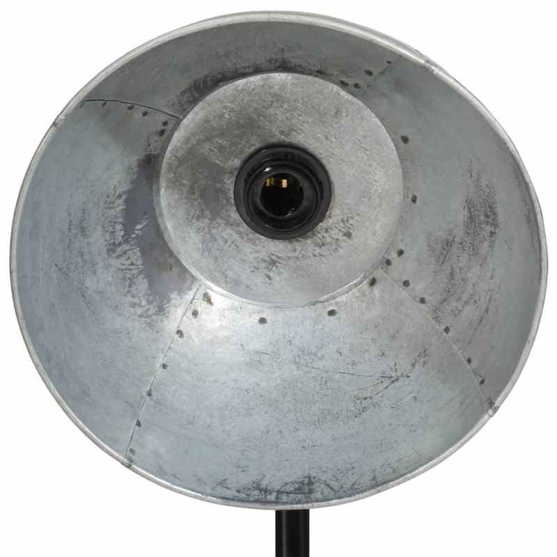Casa si Gradina - Corpuri si surse de iluminat - Veioze si lampi - Lampadare - Lampa de podea 25 W, argintiu vintage, 75x75x90-150 cm, E27 - Infinity.ro