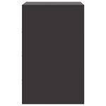 Casa si Gradina - Mobilier - Comode si corpuri - Noptiere - Noptiere, 2 buc., negru, 34,5x39x62 cm, otel - Infinity.ro