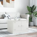 Casa si Gradina - Mobilier - Mese si birouri - Masute de cafea - Masuta de cafea, alb, 67x50x44 cm, otel - Infinity.ro