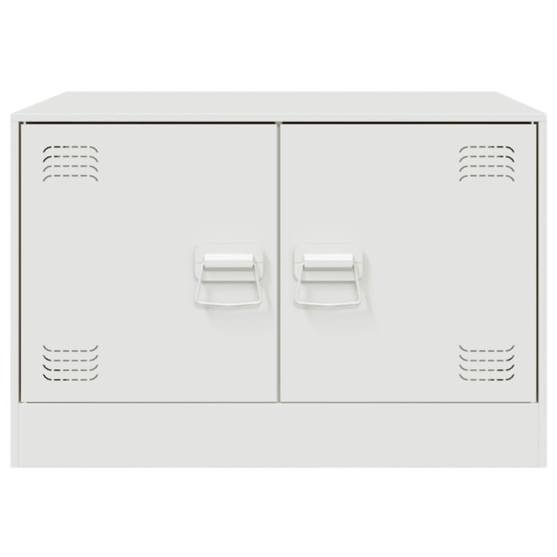 Casa si Gradina - Mobilier - Mese si birouri - Masute de cafea - Masuta de cafea, alb, 67x50x44 cm, otel - Infinity.ro