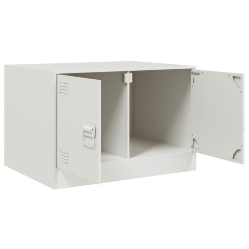 Casa si Gradina - Mobilier - Mese si birouri - Masute de cafea - Masuta de cafea, alb, 67x50x44 cm, otel - Infinity.ro