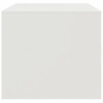 Casa si Gradina - Mobilier - Mese si birouri - Masute de cafea - Masuta de cafea, alb, 67x50x44 cm, otel - Infinity.ro