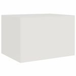 Casa si Gradina - Mobilier - Mese si birouri - Masute de cafea - Masuta de cafea, alb, 67x50x44 cm, otel - Infinity.ro