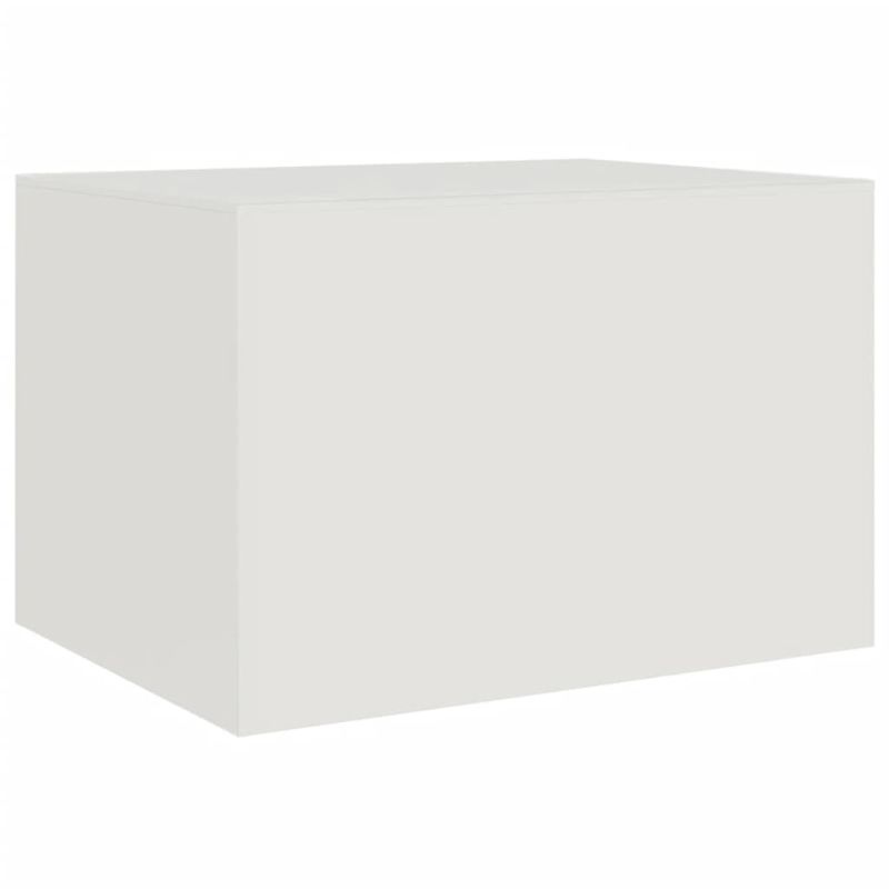 Casa si Gradina - Mobilier - Mese si birouri - Masute de cafea - Masuta de cafea, alb, 67x50x44 cm, otel - Infinity.ro