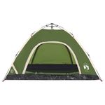 Sport si Outdoor - Camping - Corturi camping - Cort de camping pentru 4 persoane, setare rapida, verde - Infinity.ro