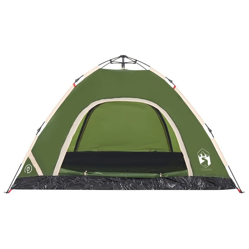Sport si Outdoor - Camping - Corturi camping - Cort de camping pentru 4 persoane, setare rapida, verde - Infinity.ro
