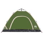 Sport si Outdoor - Camping - Corturi camping - Cort de camping pentru 4 persoane, setare rapida, verde - Infinity.ro
