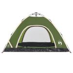 Sport si Outdoor - Camping - Corturi camping - Cort de camping pentru 4 persoane, setare rapida, verde - Infinity.ro