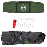 Sport si Outdoor - Camping - Corturi camping - Cort de camping pentru 4 persoane, setare rapida, verde - Infinity.ro