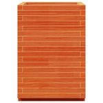 Casa si Gradina - Gradinarit si plante - Plante si ghivece - Ghivece si suporturi - Jardiniera de gradina, maro ceruit 50x50x72,5 cm lemn masiv pin - Infinity.ro