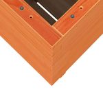 Casa si Gradina - Gradinarit si plante - Plante si ghivece - Ghivece si suporturi - Jardiniera de gradina, maro ceruit 50x50x72,5 cm lemn masiv pin - Infinity.ro