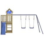 Jucarii, Copii si Bebe - Jucarii si jocuri - Jucarii de exterior - Spatii de joaca si accesorii - Set de joaca pentru exterior, lemn de pin impregnat - Infinity.ro