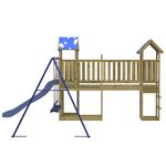 Jucarii, Copii si Bebe - Jucarii si jocuri - Jucarii de exterior - Spatii de joaca si accesorii - Set de joaca pentru exterior, lemn de pin impregnat - Infinity.ro