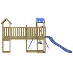 Jucarii, Copii si Bebe - Jucarii si jocuri - Jucarii de exterior - Spatii de joaca si accesorii - Set de joaca pentru exterior, lemn de pin impregnat - Infinity.ro