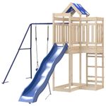 Jucarii, Copii si Bebe - Jucarii si jocuri - Jucarii de exterior - Spatii de joaca si accesorii - Set de joaca pentru exterior, lemn masiv de pin - Infinity.ro