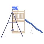 Jucarii, Copii si Bebe - Jucarii si jocuri - Jucarii de exterior - Spatii de joaca si accesorii - Set de joaca pentru exterior, lemn masiv de pin - Infinity.ro