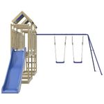 Jucarii, Copii si Bebe - Jucarii si jocuri - Jucarii de exterior - Spatii de joaca si accesorii - Set de joaca pentru exterior, lemn de pin impregnat - Infinity.ro