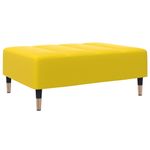 Casa si Gradina - Mobilier - Scaune si fotolii - Tabureti - Taburet, galben, 77x55x31 cm, catifea - Infinity.ro