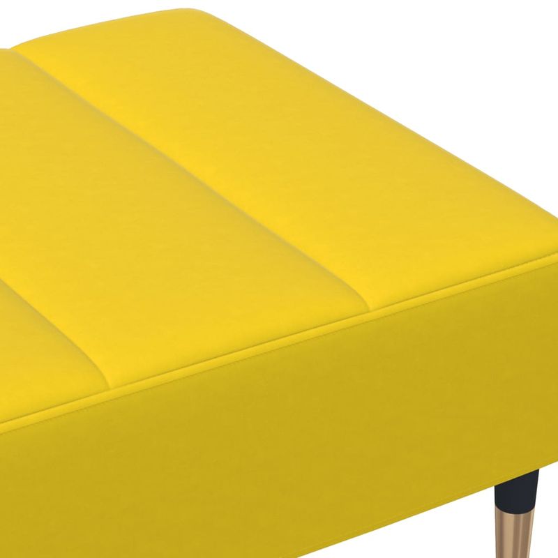 Casa si Gradina - Mobilier - Scaune si fotolii - Tabureti - Taburet, galben, 77x55x31 cm, catifea - Infinity.ro