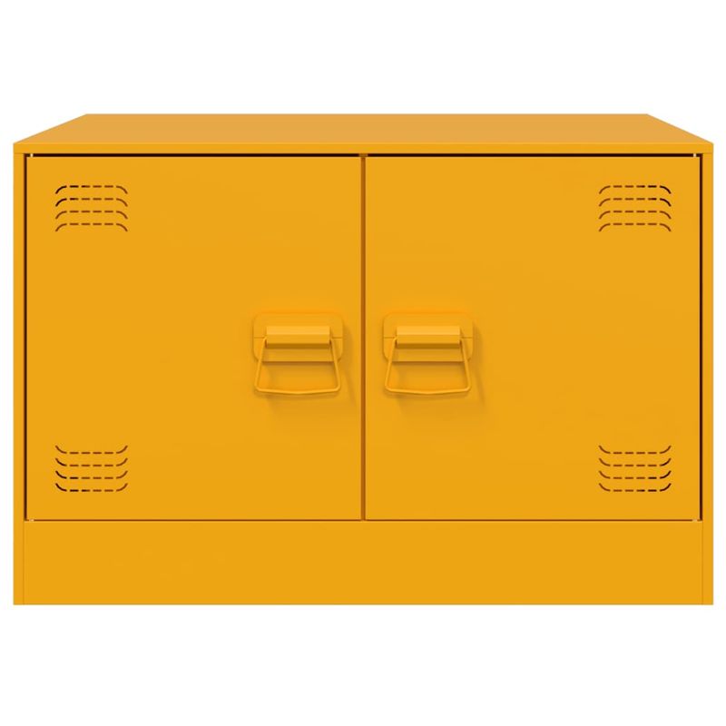 Casa si Gradina - Mobilier - Mese si birouri - Masute de cafea - Masuta de cafea, galben mustar, 67x50x44 cm, otel - Infinity.ro