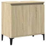 Casa si Gradina - Mobilier - Mobilier baie - Comode baie - Dulap de chiuveta, stejar sonoma, 58x33x60 cm, lemn prelucrat - Infinity.ro