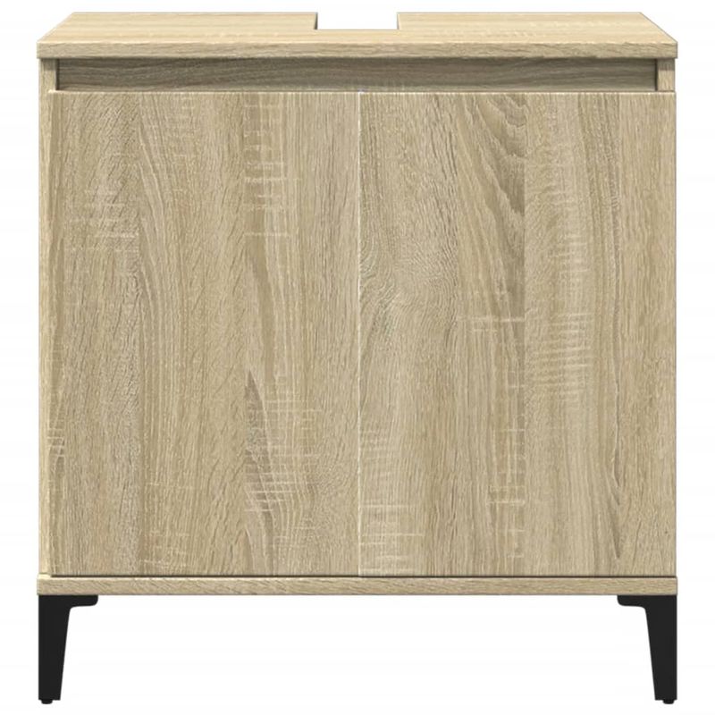 Casa si Gradina - Mobilier - Mobilier baie - Comode baie - Dulap de chiuveta, stejar sonoma, 58x33x60 cm, lemn prelucrat - Infinity.ro