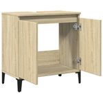 Casa si Gradina - Mobilier - Mobilier baie - Comode baie - Dulap de chiuveta, stejar sonoma, 58x33x60 cm, lemn prelucrat - Infinity.ro
