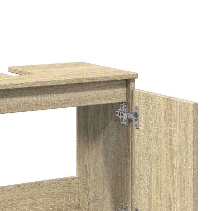 Casa si Gradina - Mobilier - Mobilier baie - Comode baie - Dulap de chiuveta, stejar sonoma, 58x33x60 cm, lemn prelucrat - Infinity.ro