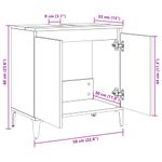 Casa si Gradina - Mobilier - Mobilier baie - Comode baie - Dulap de chiuveta, stejar sonoma, 58x33x60 cm, lemn prelucrat - Infinity.ro