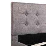 Casa si Gradina - Mobilier - Paturi si accesorii - Paturi - Cadru de pat hidraulic cu lada, gri taupe, 120 x 200 cm, textil - Infinity.ro