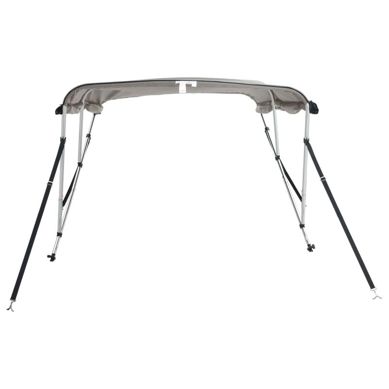 Auto si Moto - Ambarcatiuni - Accesorii ambarcatiuni - Parasolar Bimini 4 arcuri, pereti laterali 243x(170-182)x137 cm, gri antracit - Infinity.ro