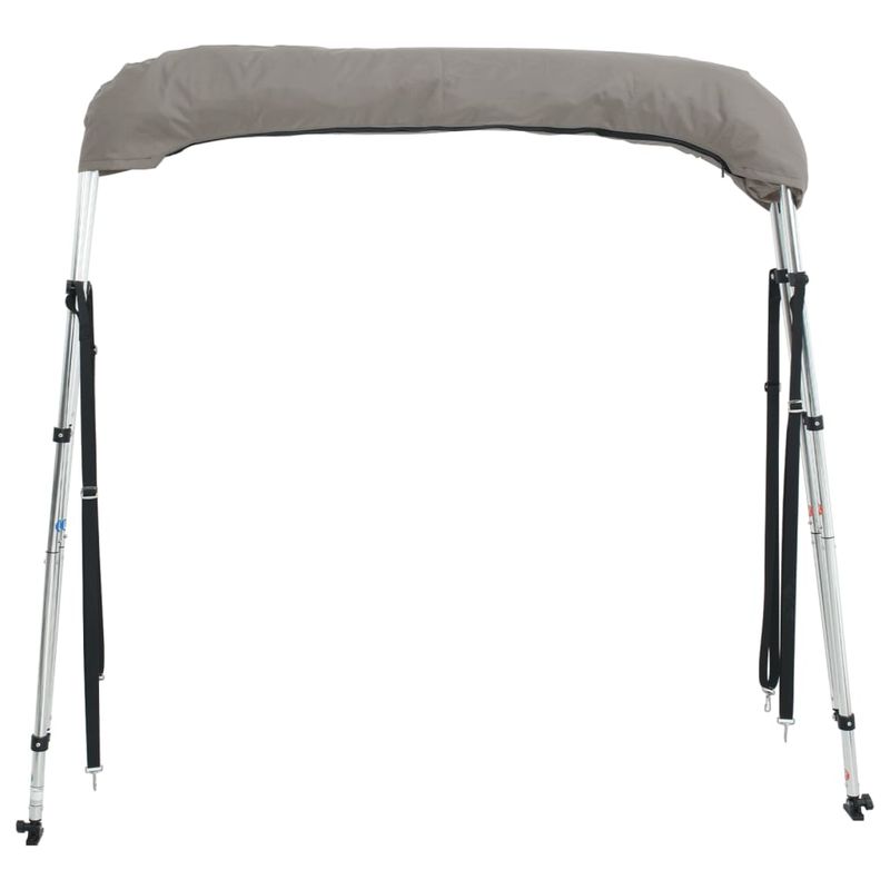 Auto si Moto - Ambarcatiuni - Accesorii ambarcatiuni - Parasolar Bimini 4 arcuri, pereti laterali 243x(170-182)x137 cm, gri antracit - Infinity.ro