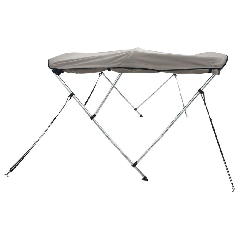 Auto si Moto - Ambarcatiuni - Accesorii ambarcatiuni - Parasolar Bimini 4 arcuri, pereti laterali 243x(170-182)x137 cm, gri antracit - Infinity.ro