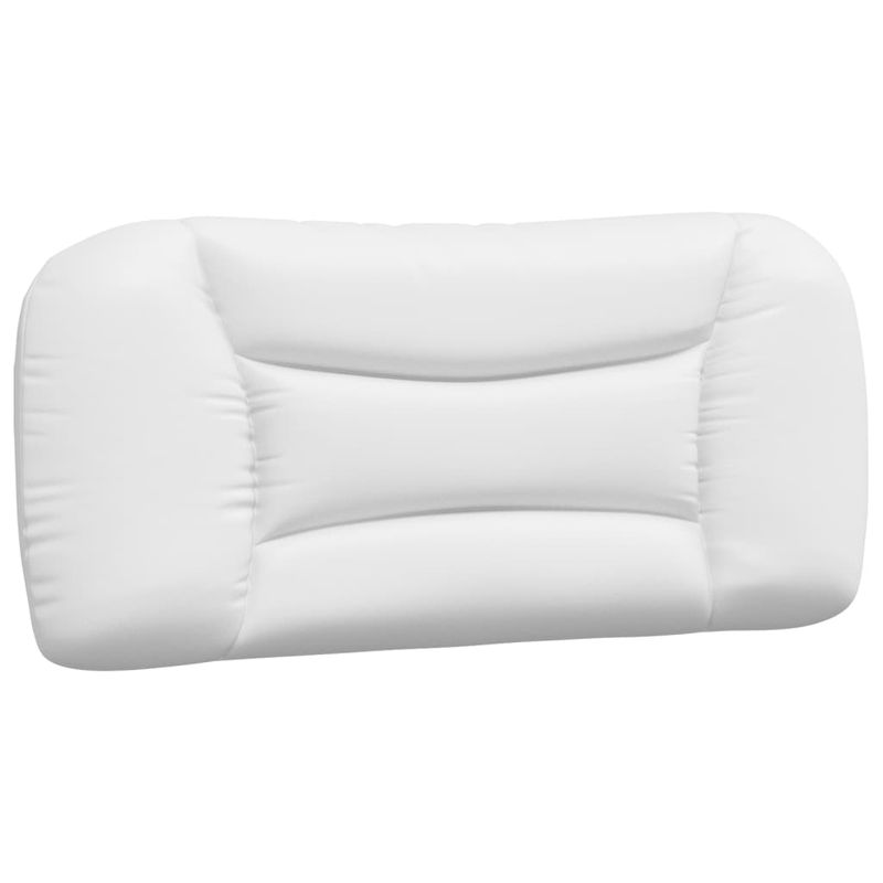 Casa si Gradina - Mobilier - Paturi si accesorii - Paturi - Pat cu saltea, alb si negru, 90x200 cm, piele ecologica - Infinity.ro