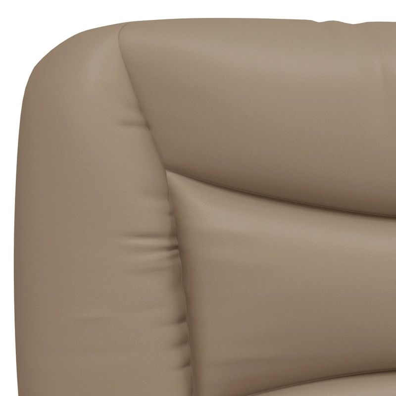 Casa si Gradina - Mobilier - Paturi si accesorii - Paturi - Pat cu saltea, cappuccino, 120x200cm piele ecologica - Infinity.ro
