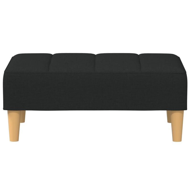 Casa si Gradina - Mobilier - Scaune si fotolii - Tabureti - Taburet, negru, 77x55x31 cm, material textil - Infinity.ro