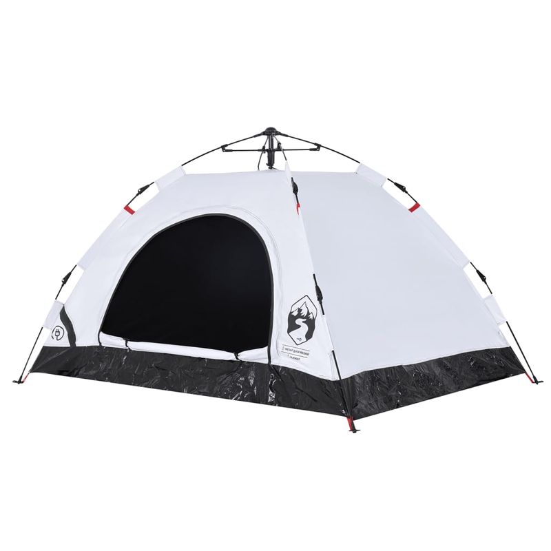 Sport si Outdoor - Camping - Corturi camping - Cort de camping 2 persoane, alb opac, setare rapida, tesatura - Infinity.ro