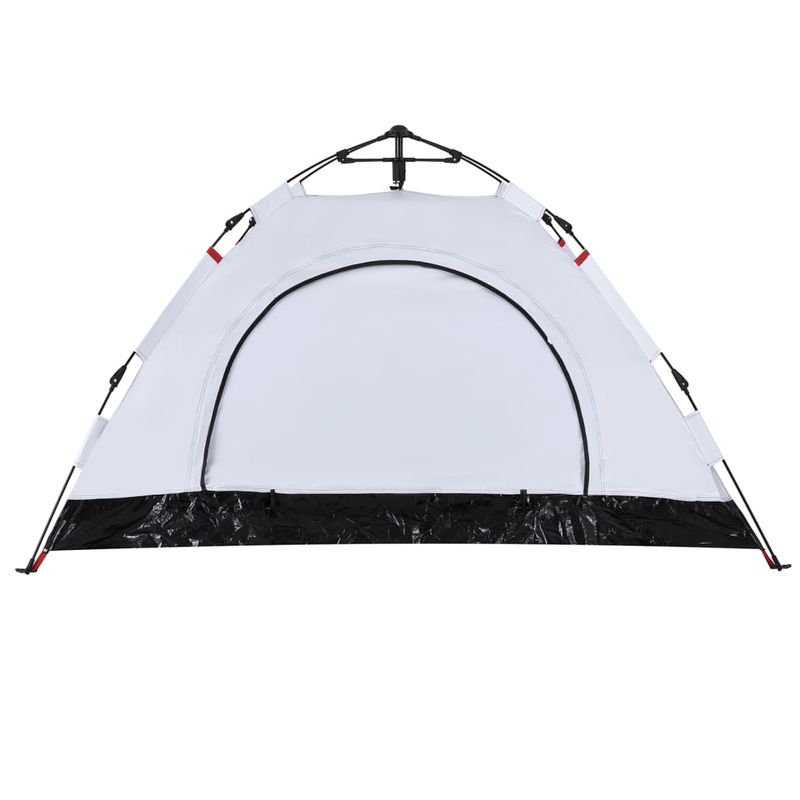 Sport si Outdoor - Camping - Corturi camping - Cort de camping 2 persoane, alb opac, setare rapida, tesatura - Infinity.ro