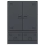 Casa si Gradina - Mobilier - Comode si corpuri - Corpuri bucatarie - Dulap inalt, antracit, 67x39x95 cm, otel - Infinity.ro