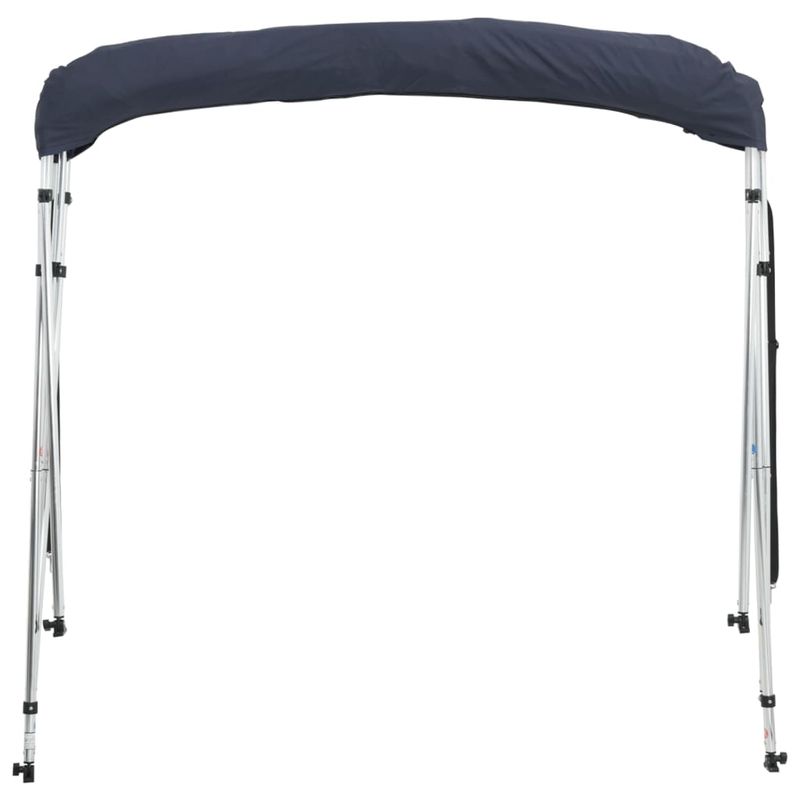 Auto si Moto - Ambarcatiuni - Accesorii ambarcatiuni - Parasolar Bimini 4 arcuri pereti din plasa 243x(230-244)x137 cm, albastru - Infinity.ro