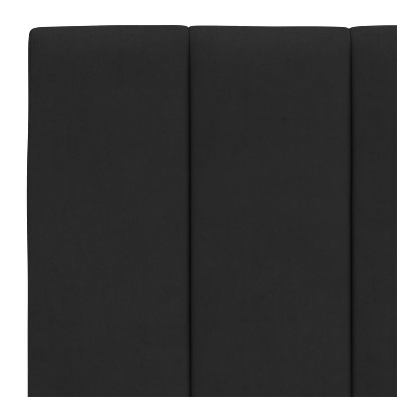 Casa si Gradina - Mobilier - Paturi si accesorii - Paturi - Pat cu saltea, negru, 120x200 cm, catifea - Infinity.ro