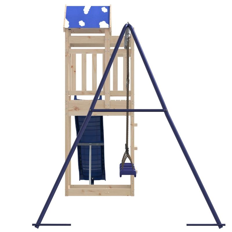 Jucarii, Copii si Bebe - Jucarii si jocuri - Jucarii de exterior - Spatii de joaca si accesorii - Set de joaca pentru exterior, lemn masiv de pin - Infinity.ro