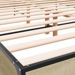 Casa si Gradina - Mobilier - Paturi si accesorii - Paturi - Cadru de pat, stejar sonoma, 140x200cm, lemn prelucrat si metal - Infinity.ro