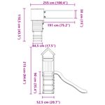 Jucarii, Copii si Bebe - Jucarii si jocuri - Jucarii de exterior - Spatii de joaca si accesorii - Set de joaca pentru exterior, lemn masiv de pin - Infinity.ro